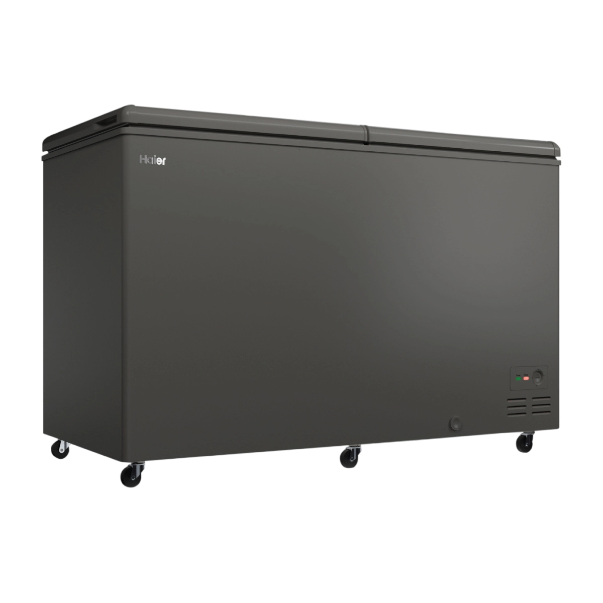 Haier 510 Ltr Double door- Embossed Titanium Grey colour Convertible Hard top Freezer